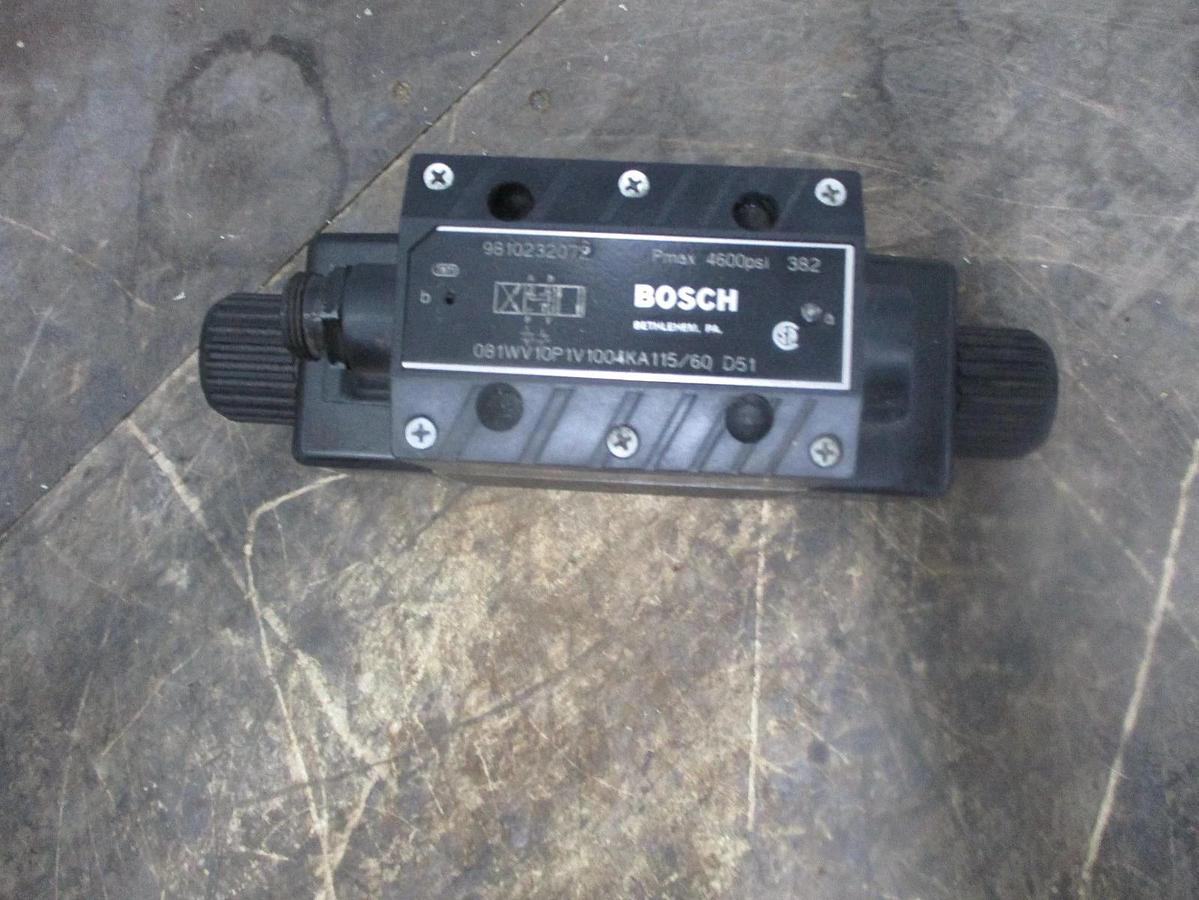 Used BOSCH 081WV10P1V1004KA115/60 DIRECTIONAL VALVE, #8261006J USED