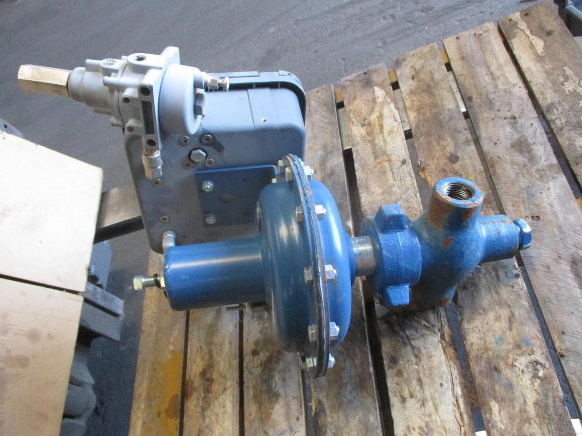 Used NORRISEAL 1" STEEL CONTROL VALVE W/ DYNA-FLO CONTROLLER, #621856J NEW