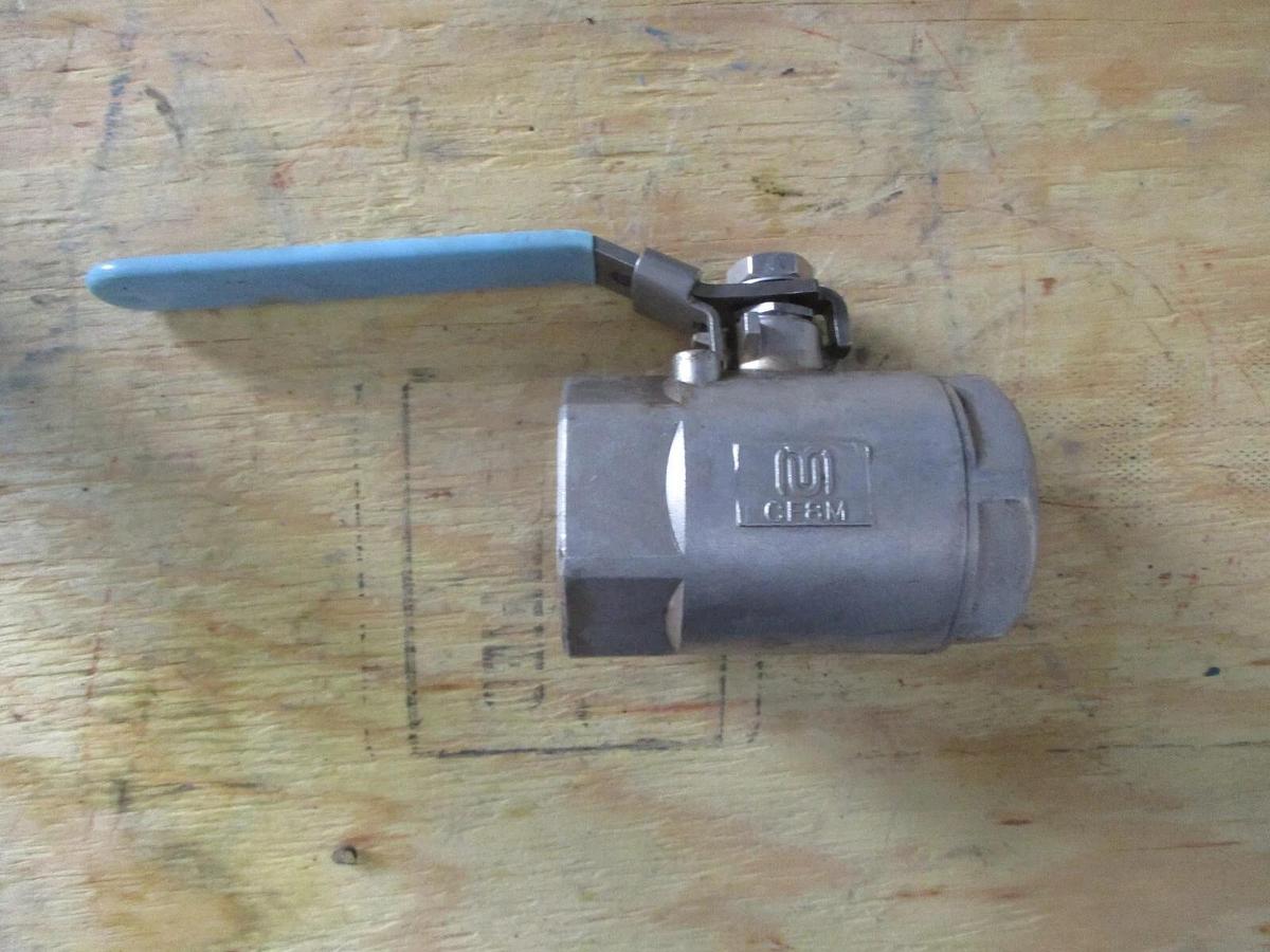 Used MILWAUKEE 2" STAINLESS BALL VALVE, #117247J NEW