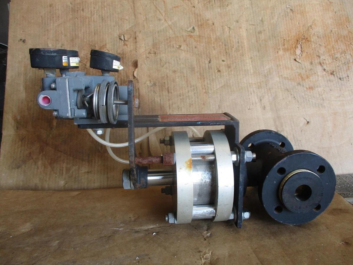 Used HERCULES 1" STELL (PINCH?) VALVE, #917256J NEW (WEATHERED)
