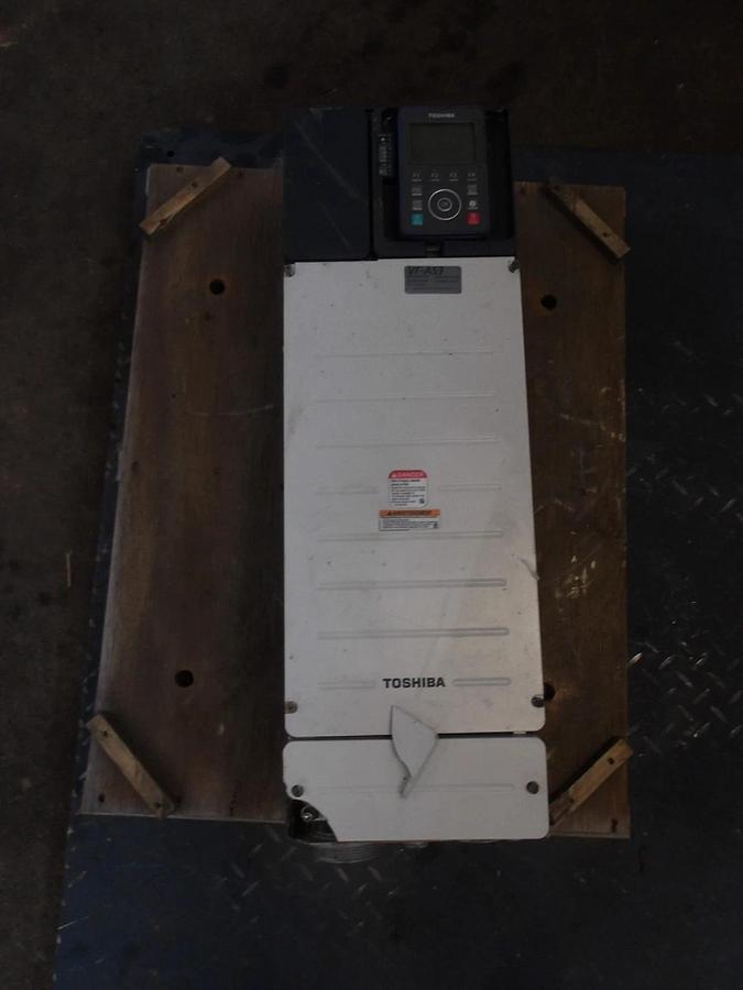 Used TOSHIBA VFAS3-4220PC DRIVE, 35 KVA, 30 HP, #7231151G PARTS ONLY