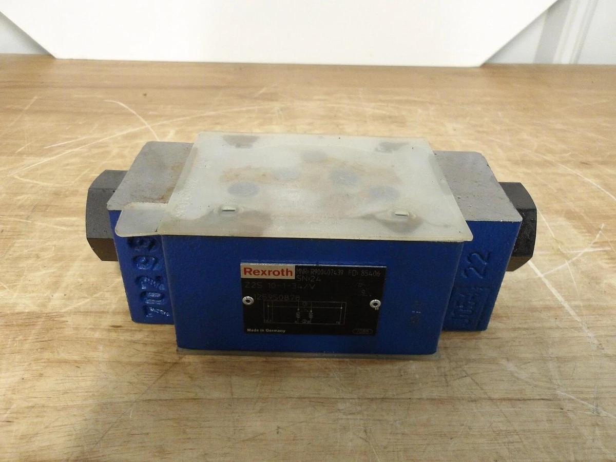 Used REXROTH R900407439 FD85406-Z2S-10-1-34/V HYDRAULIC BLOCK, #36108G NEW