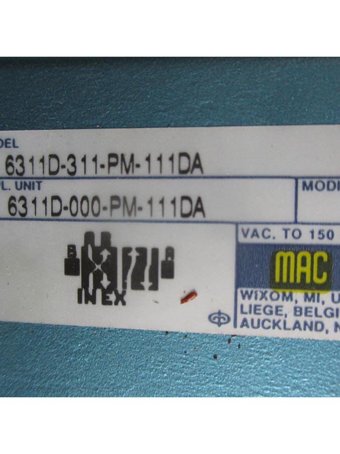 MAC 6311D-311-PM-111DA SOLENOID VALVE