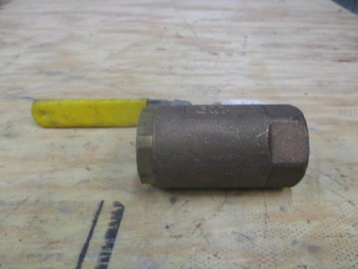 Used APOLLO 1" BRONZE BALL VALVE, #1201026J NEW