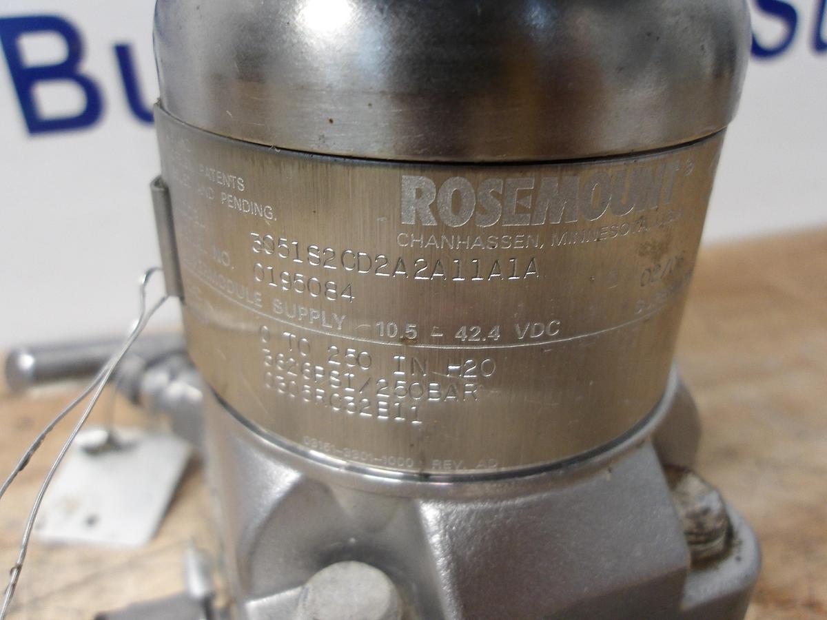 Used ROSEMOUNT 3051 PRESSURE TRANSMITTER