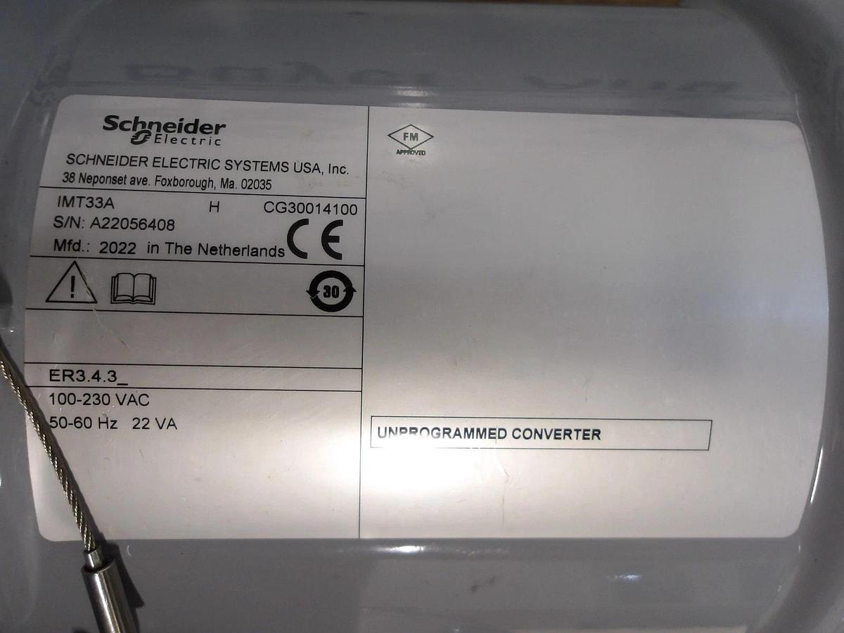 Used SCHNEIDER FOXBORO IMT33A_H TRANSMITTER CONTROLLER, #991041G NEW