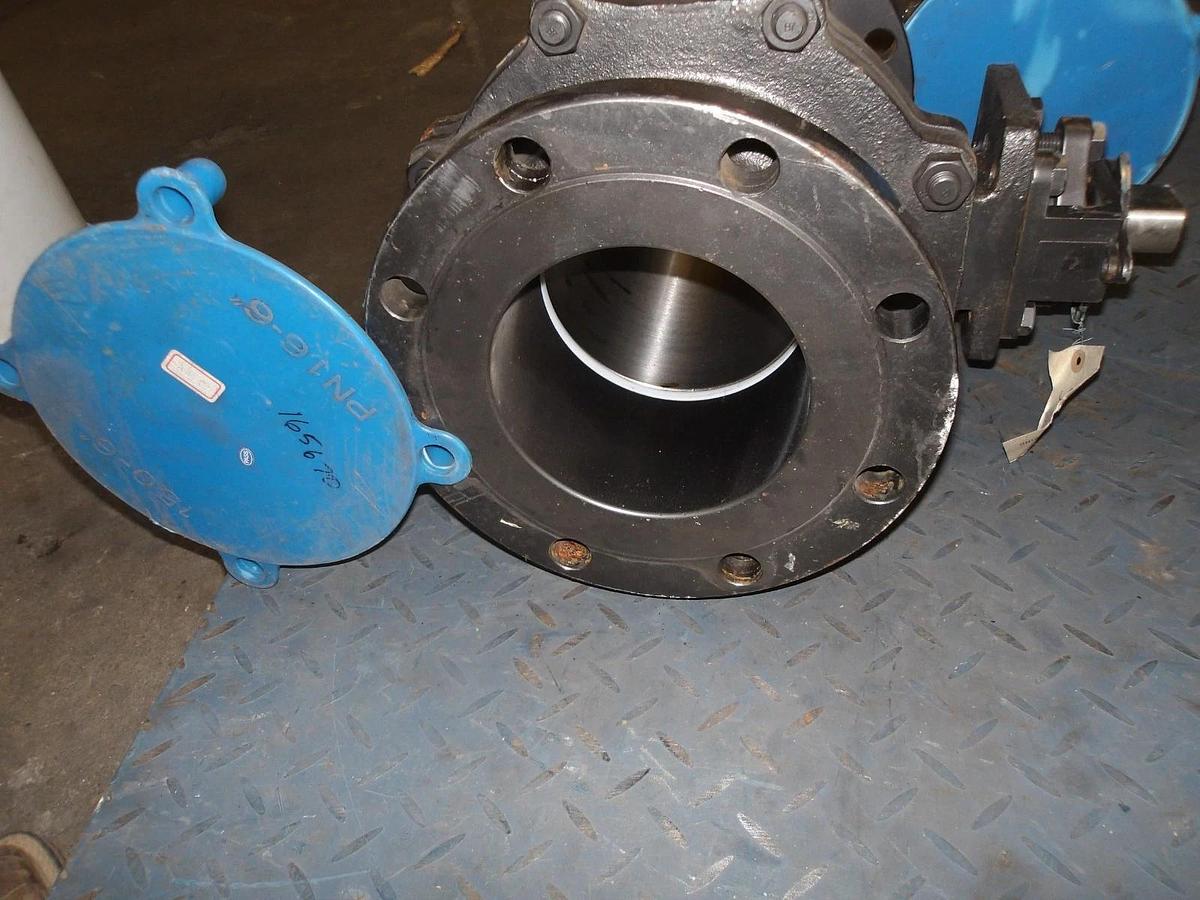 Used FLOW-TEK 6" STEEL WCB BALL VALVE, #81231G NEW