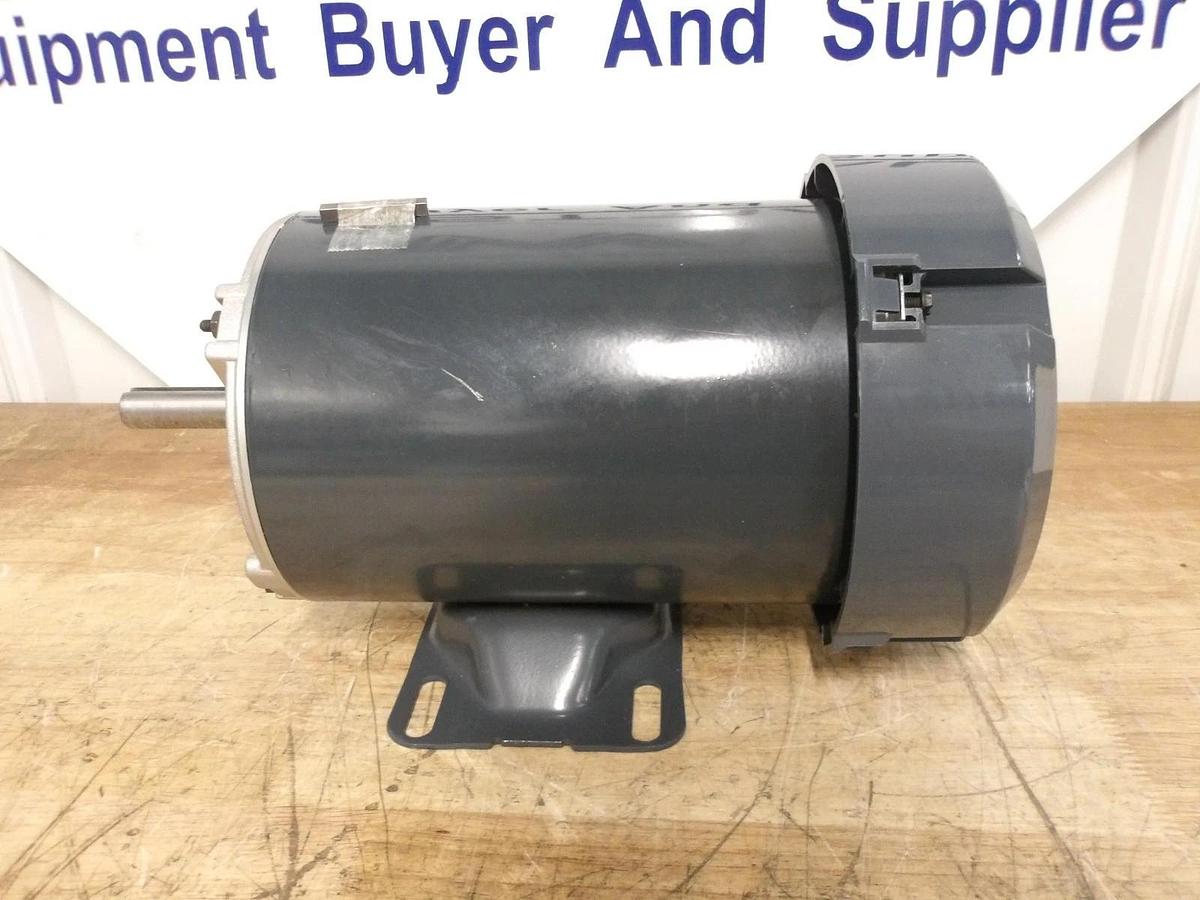 Used MARATHON 1 HP AC MOTOR, FR 56, 3450 RPM, 208-230/460 V, #7151003G USED