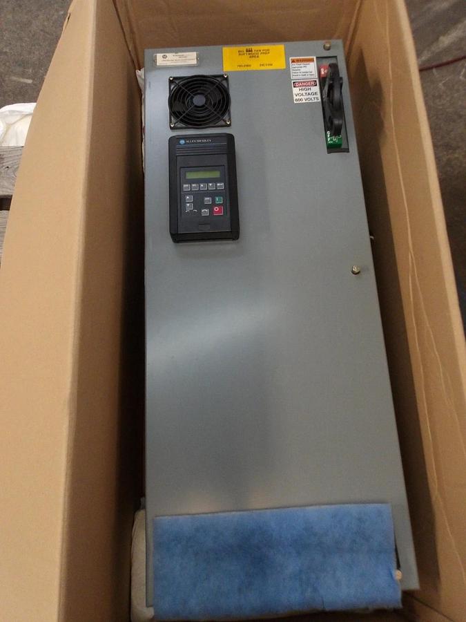 Used ALLEN BRADLEY 1336F CENTERLINE BUCKET W/ 3 HP DRIVE, #1030235G USED
