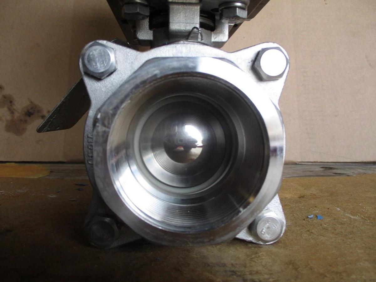 Used FNW 2" STAINLESS PNEUMATIC BALL VALVE, #612916J NEW