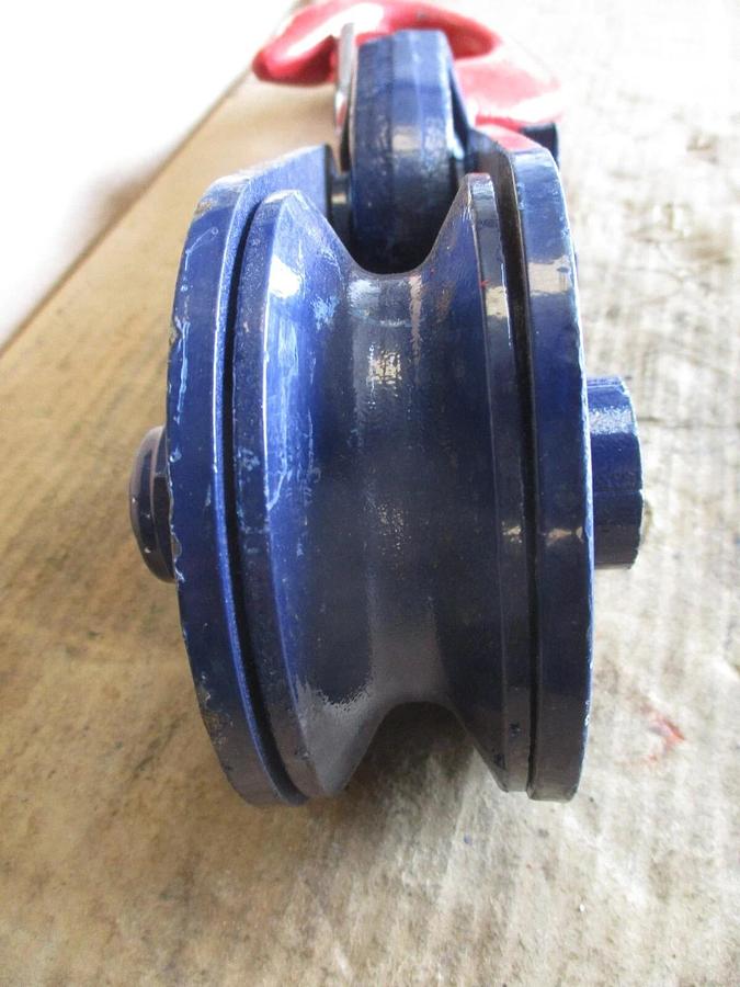 Used FIT HOIST 4T SINGLE HOOK SNATCH BLOCK, #717341J NEW