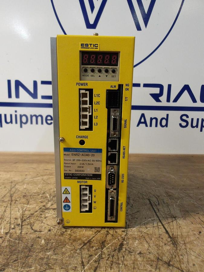 Used ESTIC AXIS ENRZ-AU40-20 CONTROL UNIT, #12181150G USED