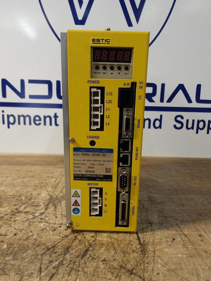 Used ESTIC AXIS ENRZ-AU40-20 CONTROL UNIT, #12181112G USED