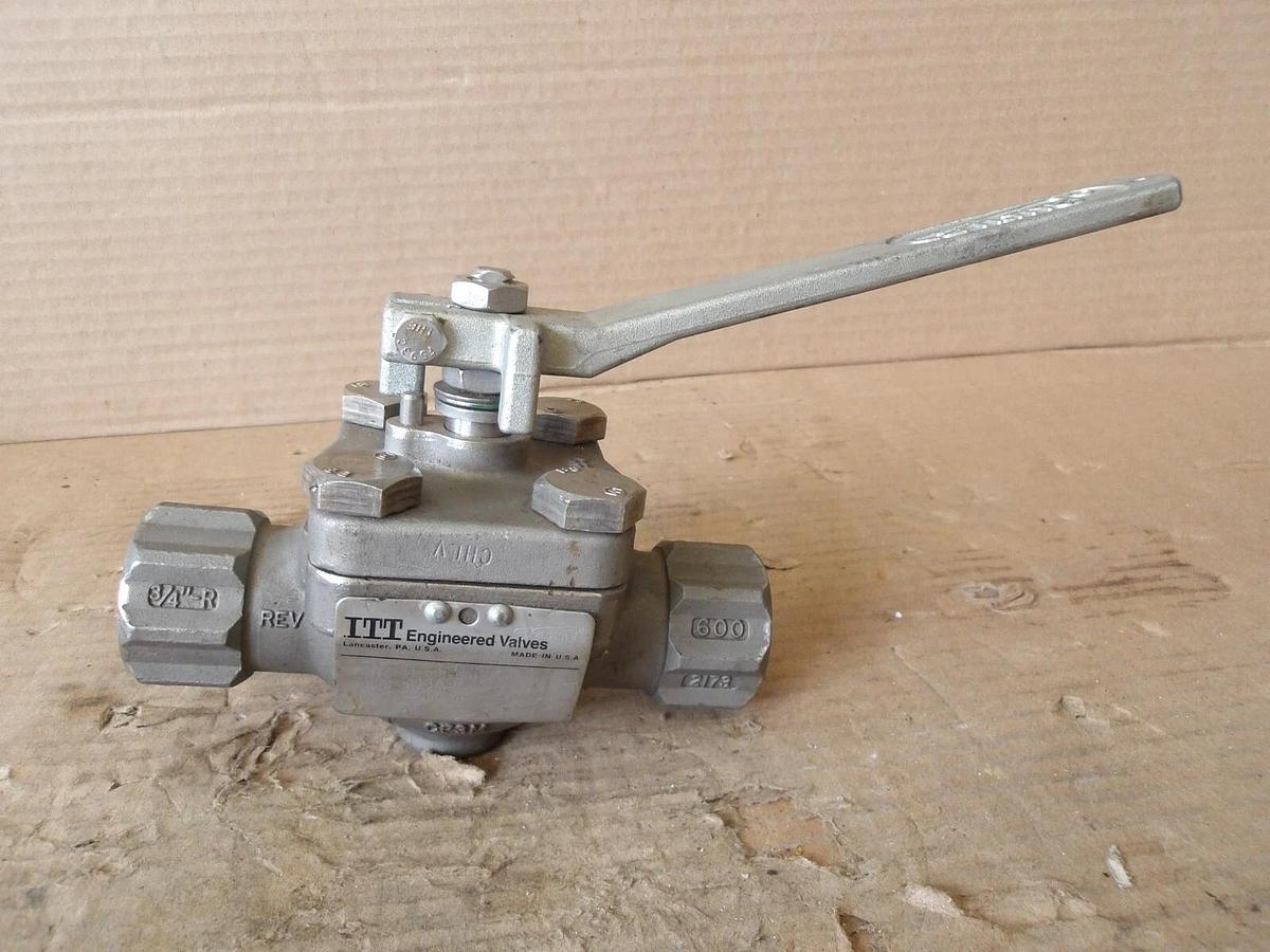 Used ITT 3/4" S/S BALL VALVE, #812232G NEW