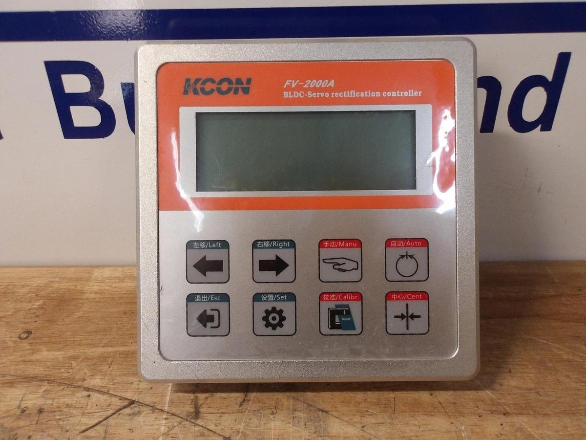 Used KCON FV-2000A BLDC SERVO RECTIFICATION CONTROLLER 400-600-0616, #34804G USED