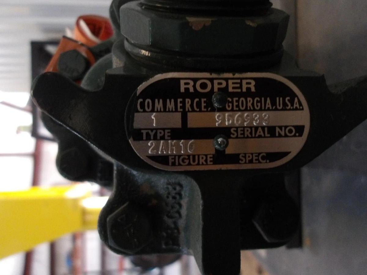 Used ROPER 1-1/2" PUMP W/ 5 HP MOTOR, #11111140GJW NEW