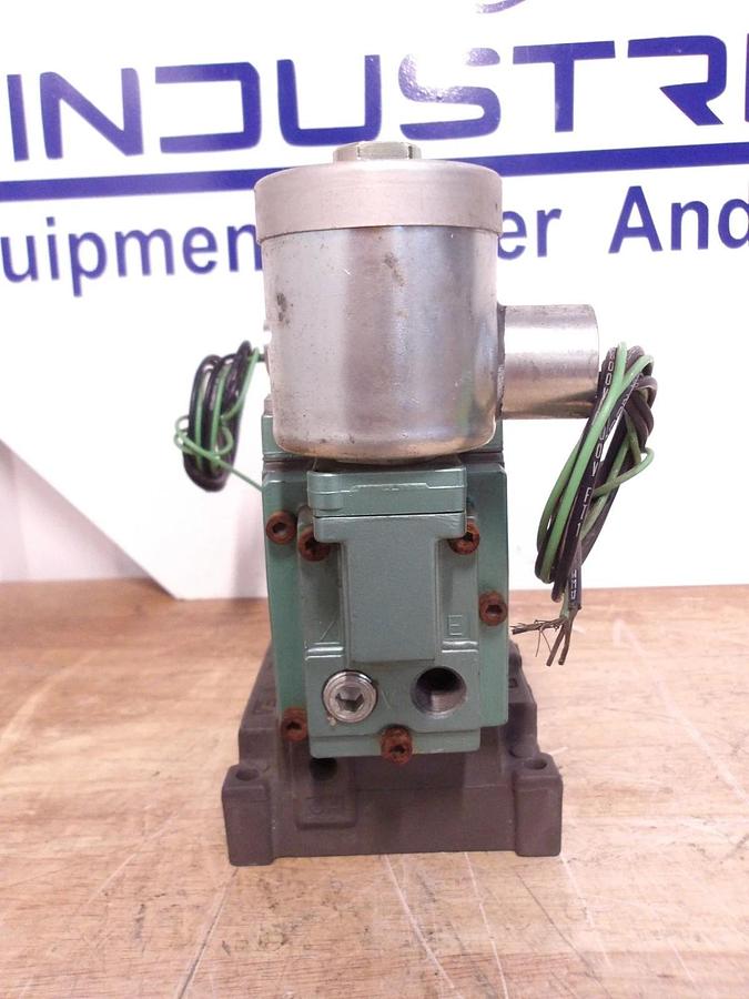Used NUMATICS 34DXP4410 AIR SOLENOID VALVE, 120 V, #62908G NEW