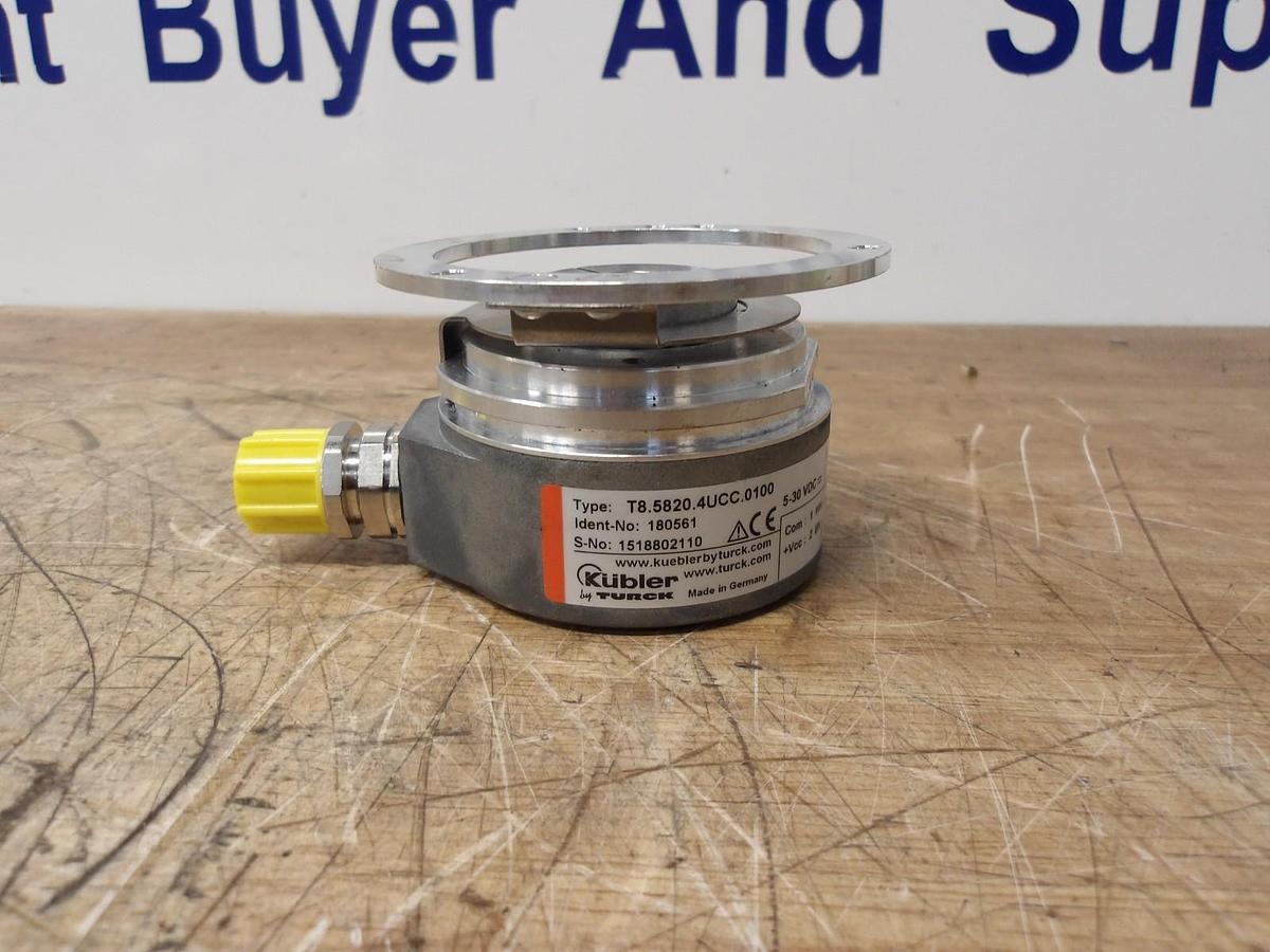 Used TURCK - KUBLER T8.5820.4UCC.0100 ROTARY ENCODER, #12301027GJW NEW