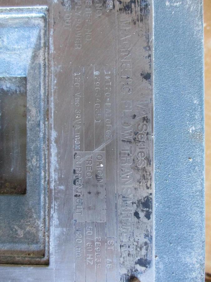 Used FOXBORO IMT20 MAGNETIC FLOW TRANSMITTER, #71345J USED