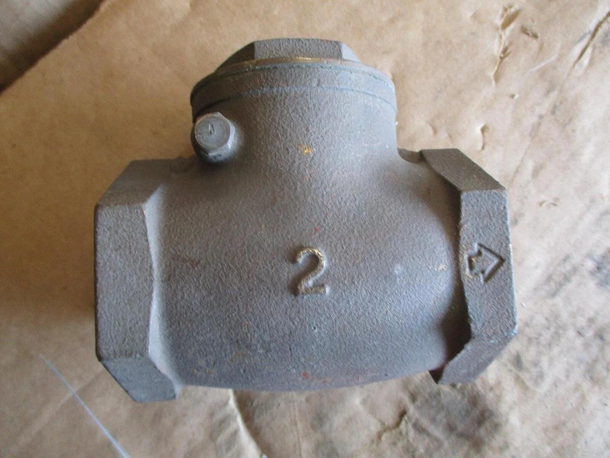 Used BRONZE 2" CHECK VALVE, #917344J NEW