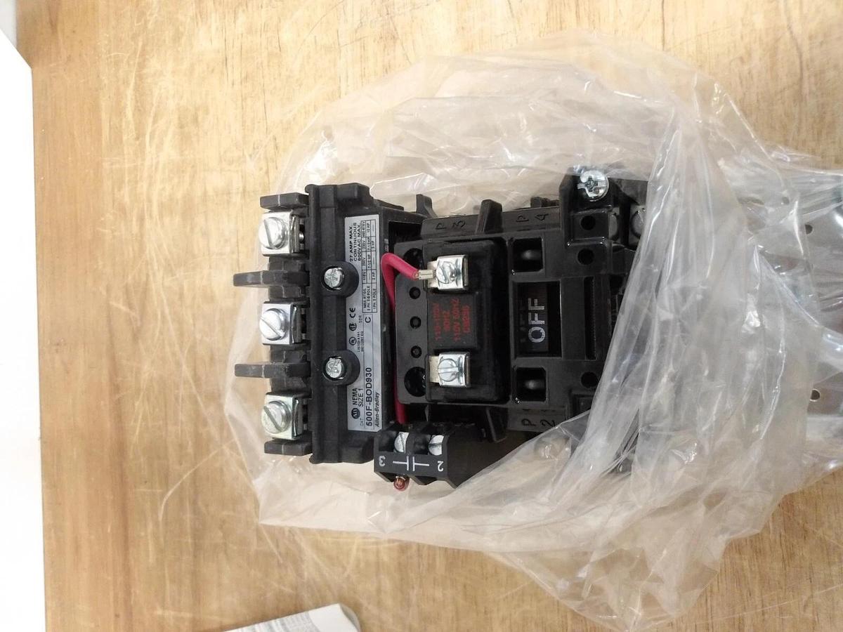 ALLEN BRADLEY SIZE 1 STARTER 500-B0D930, #317220G NIB