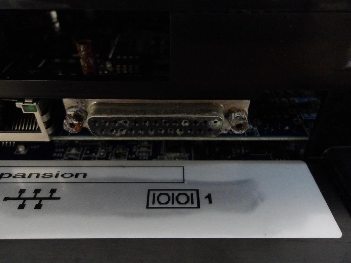 Used GE IC754VG108CTD-CB QUICKPANEL VIEW DISPLAY, #312118G PARTS ONLY