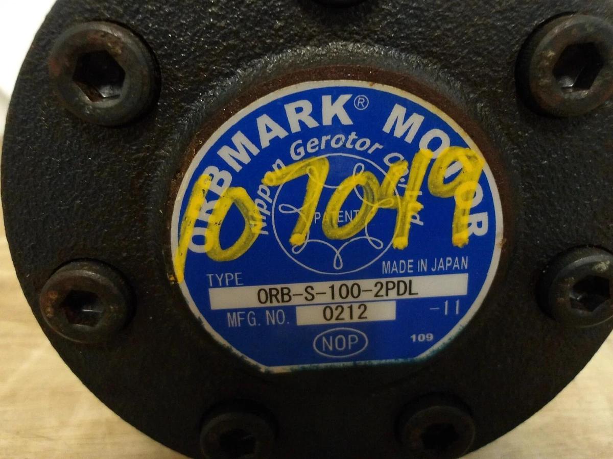Used ORBMARK ORB-S-100-2PDL/0212 HYDRAULIC GEAR MOTOR, #33958G NEW