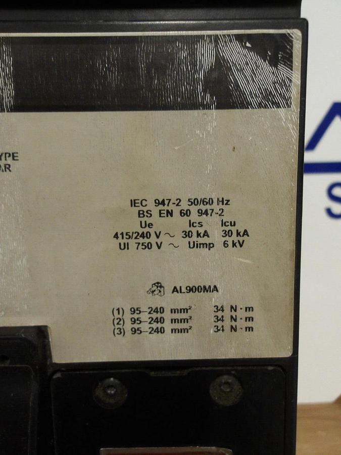 Used SQUARE D 800 AMP BREAKER 600/250 V, #2211006G USED