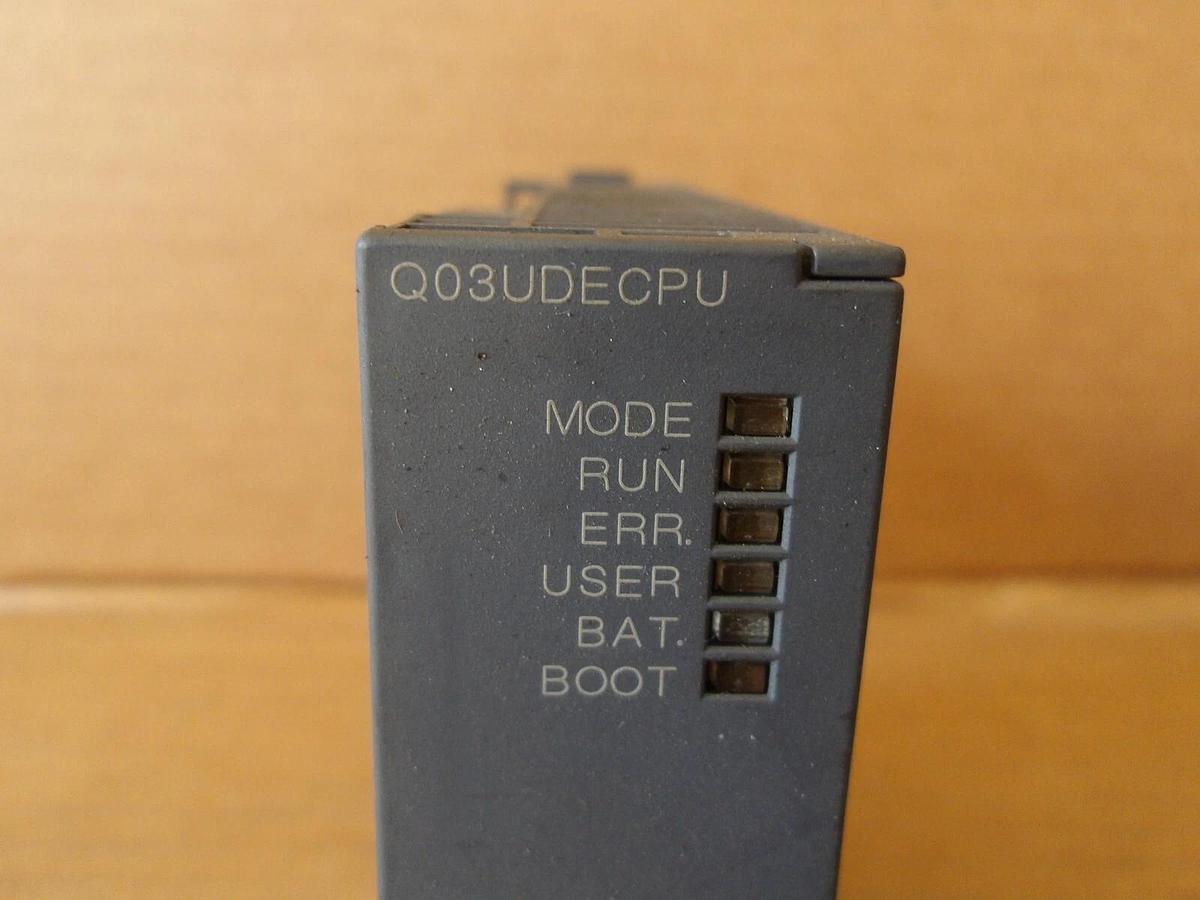 Used MITSUBISHI Q03UDECPU LOGIC CONTROLLER, #1111305G USED