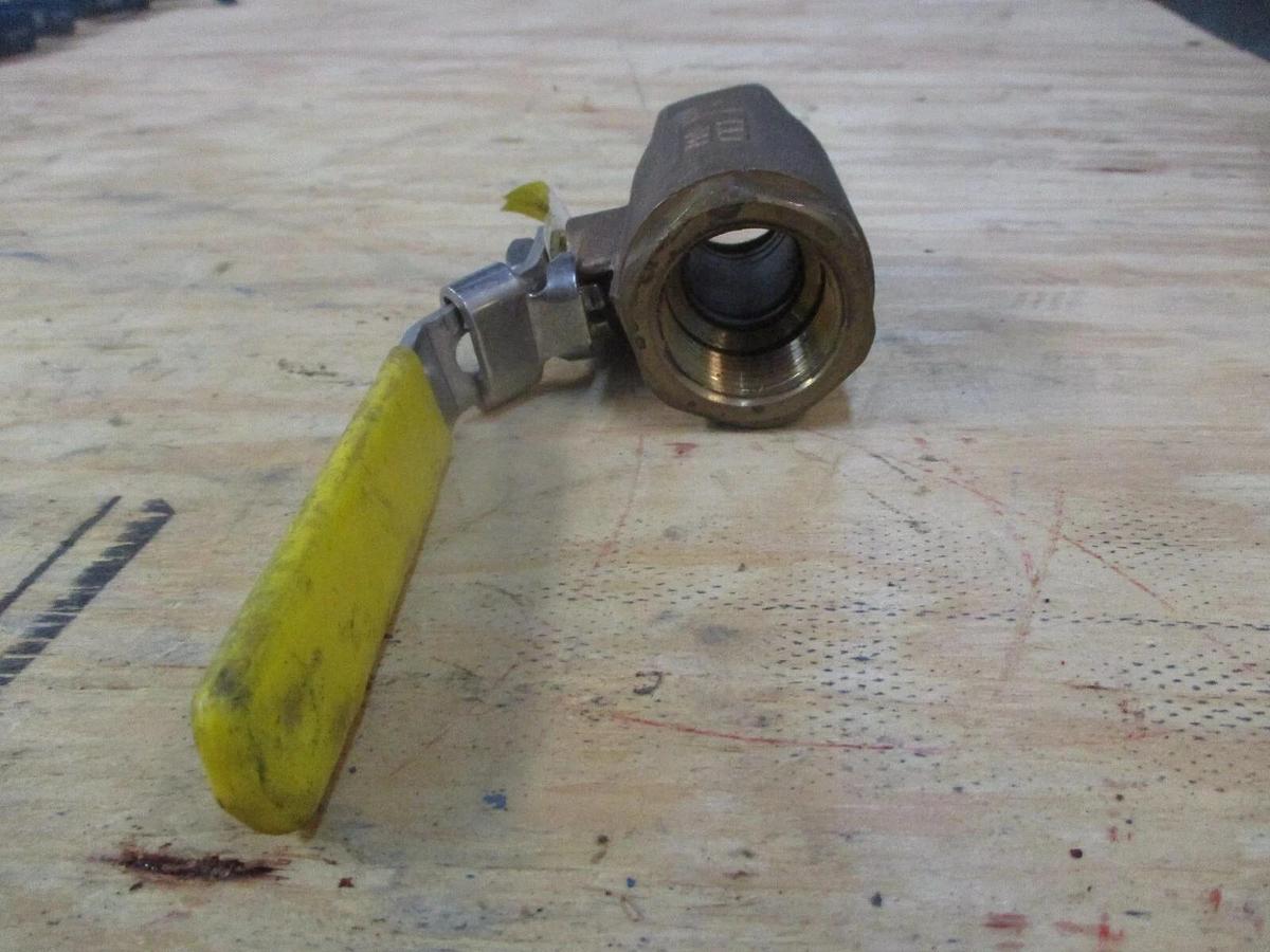 Used APOLLO 1" BRONZE BALL VALVE, #1201026J NEW