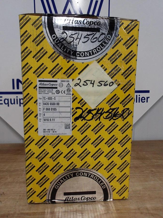 ATLAS COPCO POWER MACS TC-4000-S NUTRUNNER CONTROLLER, #326 NIB