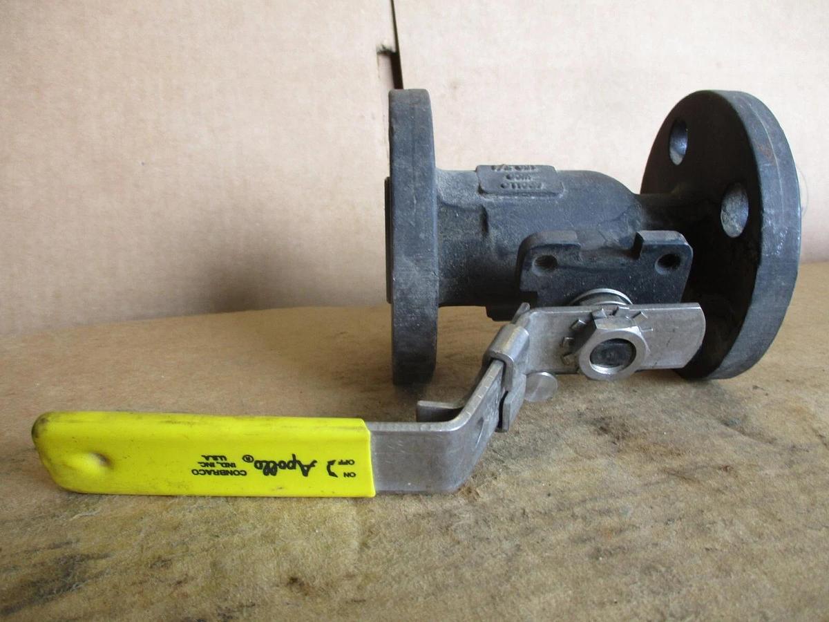 Used APOLLO 3/4" STEEL BALL VALVE (FLANGED), #4161256J NEW
