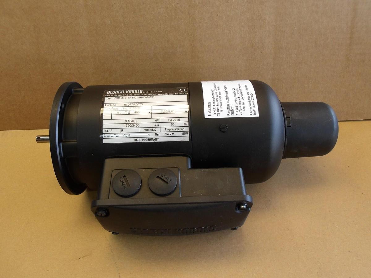 Used GEORGII KOBOLD KOD446 ELECTRIC MOTOR, #4231046G NEW