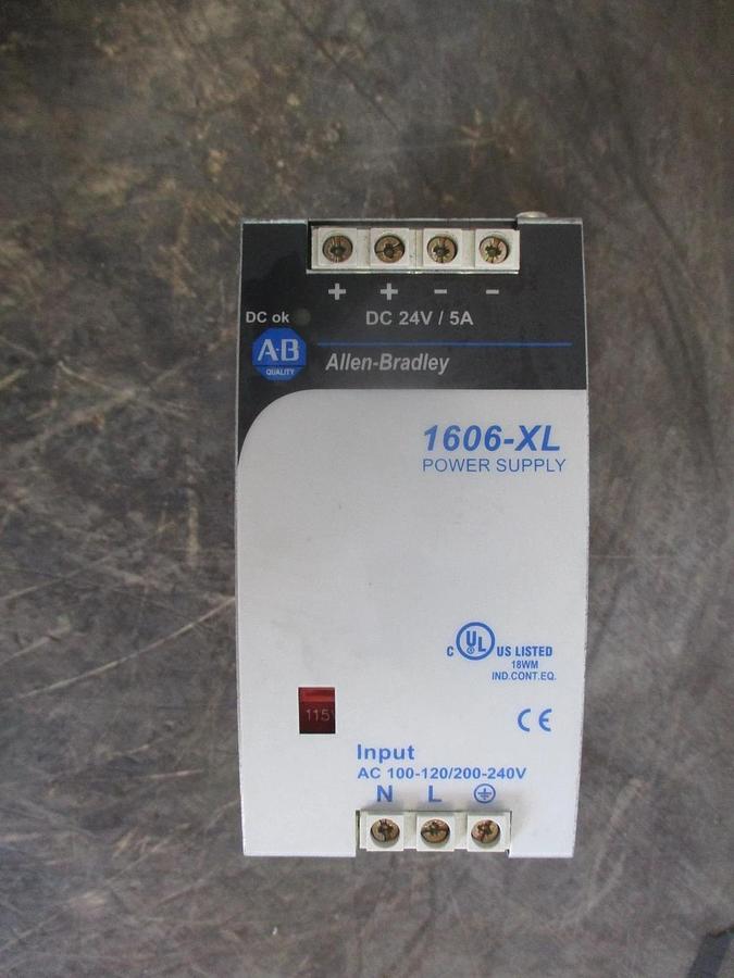 Used ALLEN BRADLEY 1606-XL120D POWER SUPPLY, #33915J USED