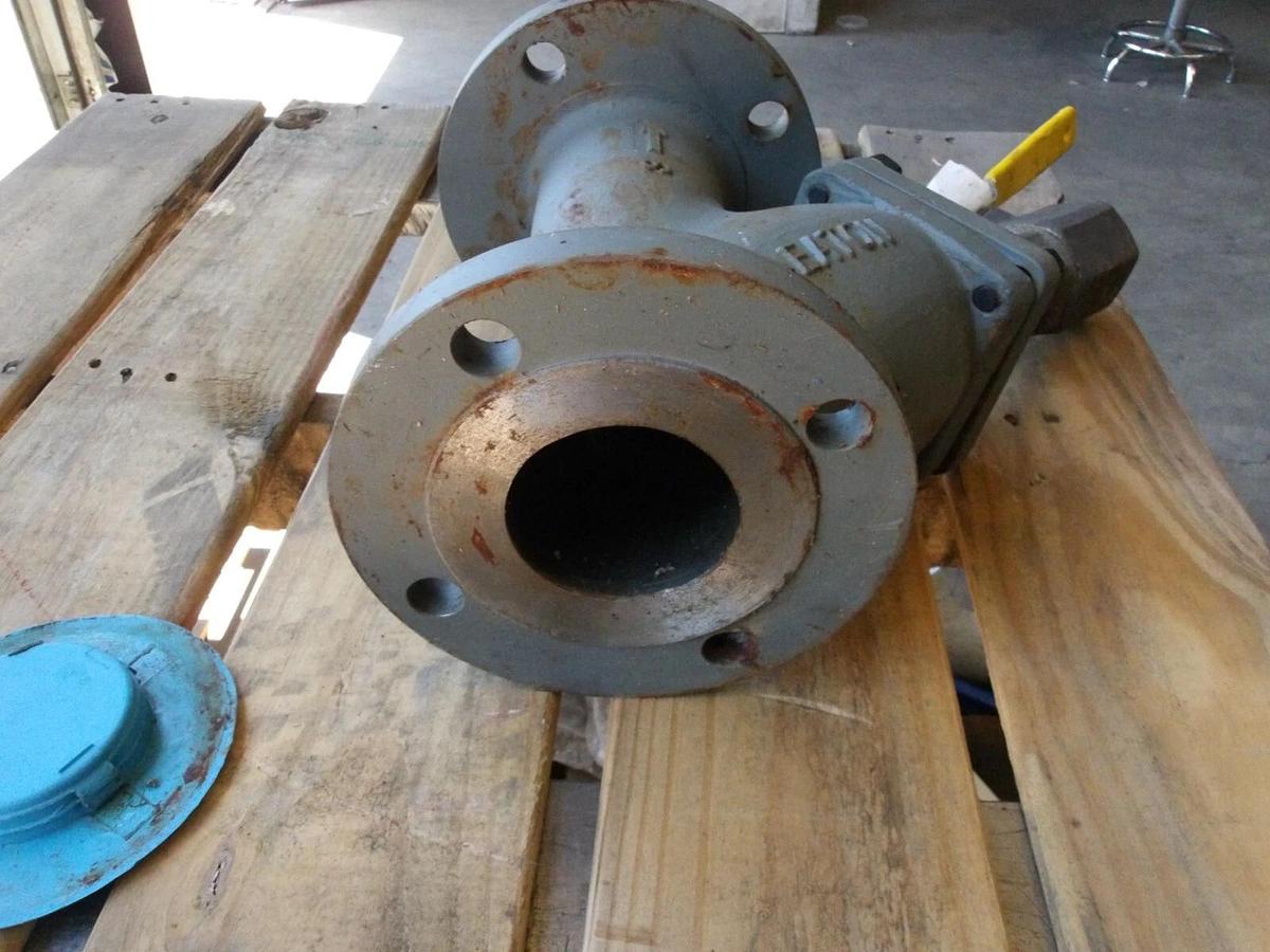 Used EATON 3" Y-PATTERN STEEL STRAINER (FLANGED) #613203G NEW