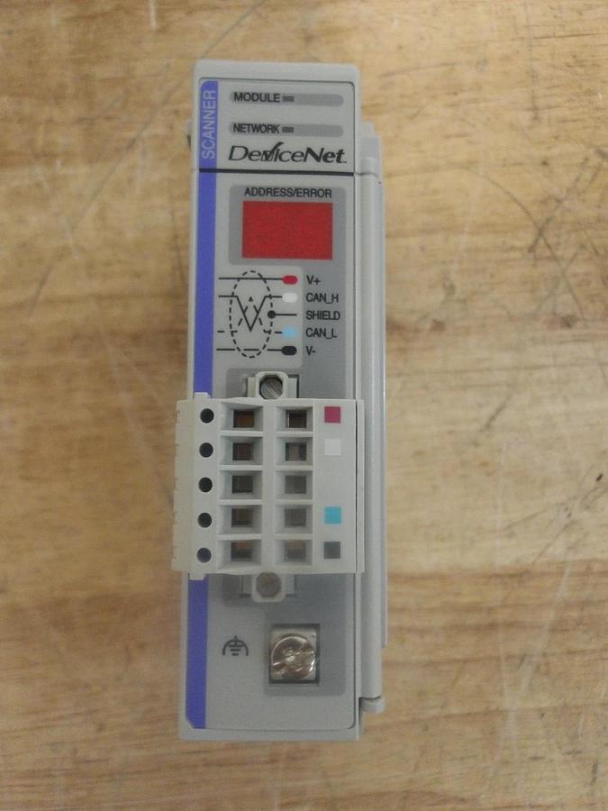 Used ALLEN BRADLEY COMPACT LOGIX 1769-SDN DEVICENET SCANNER, #424249G NEW