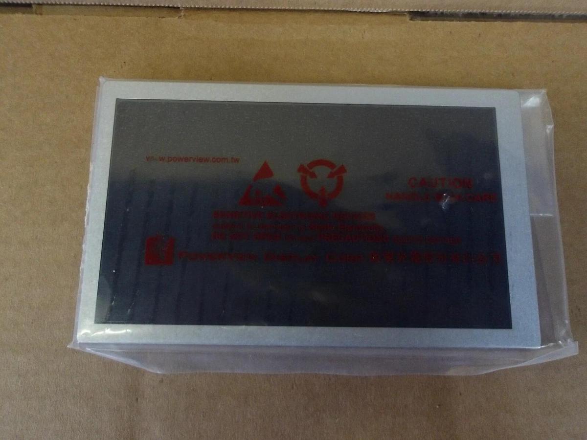 Used POWERVIEW B-41-04-08-0/T070W1DS LCD DISPLAY SCREEN, #9121156G NEW