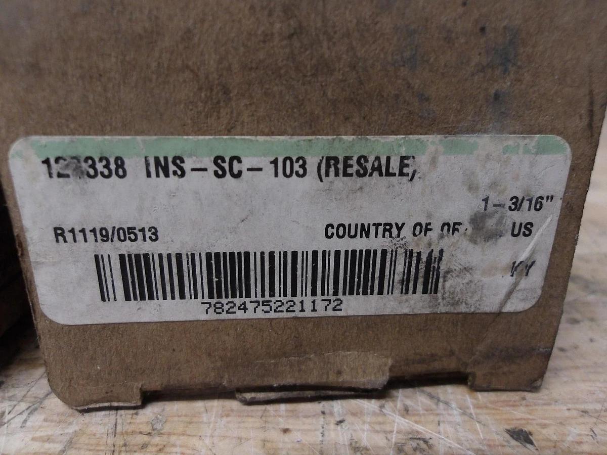 DODGE 123338INS/SC-103 BEARING INSERT 1-3/16" BORE (LOT OF 2) #813118G NIB