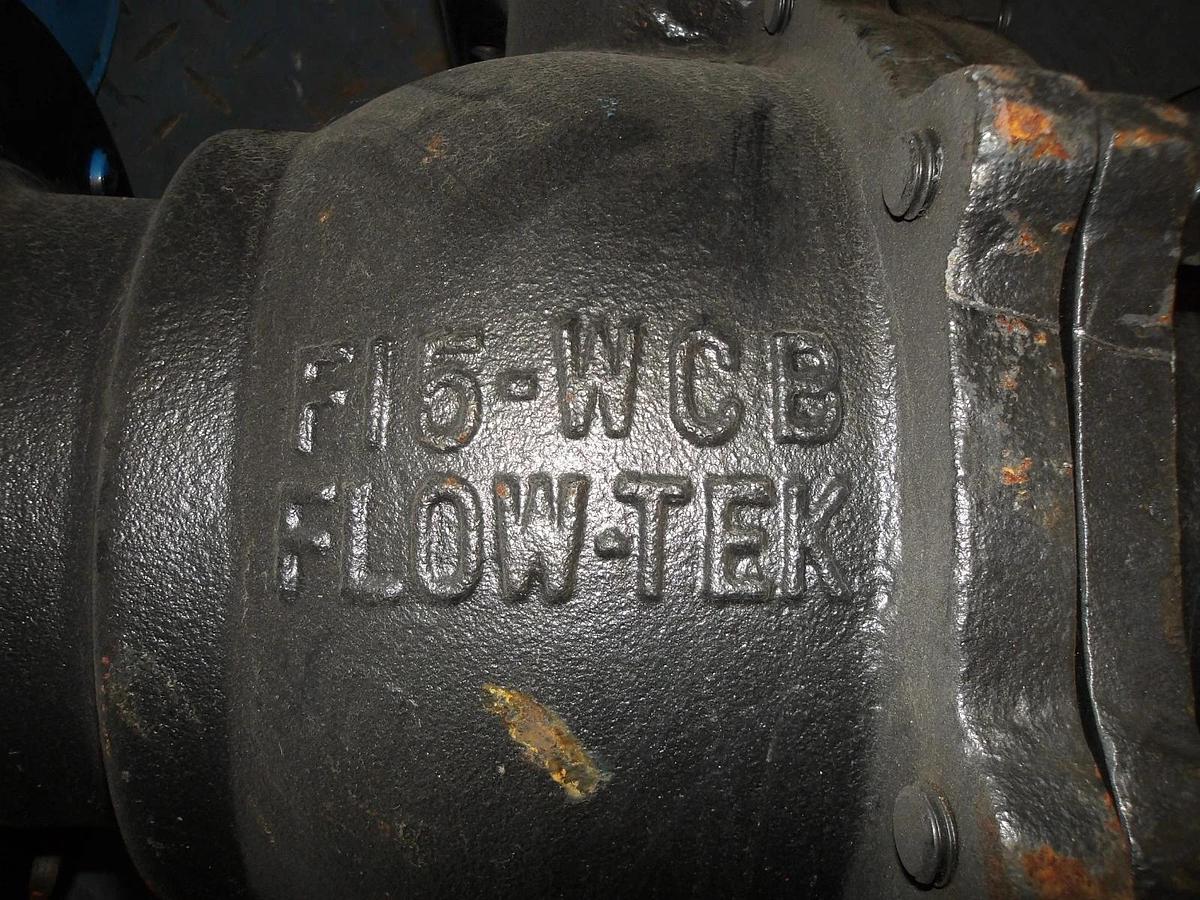 Used FLOW-TEK 6" STEEL WCB BALL VALVE, #81231G NEW