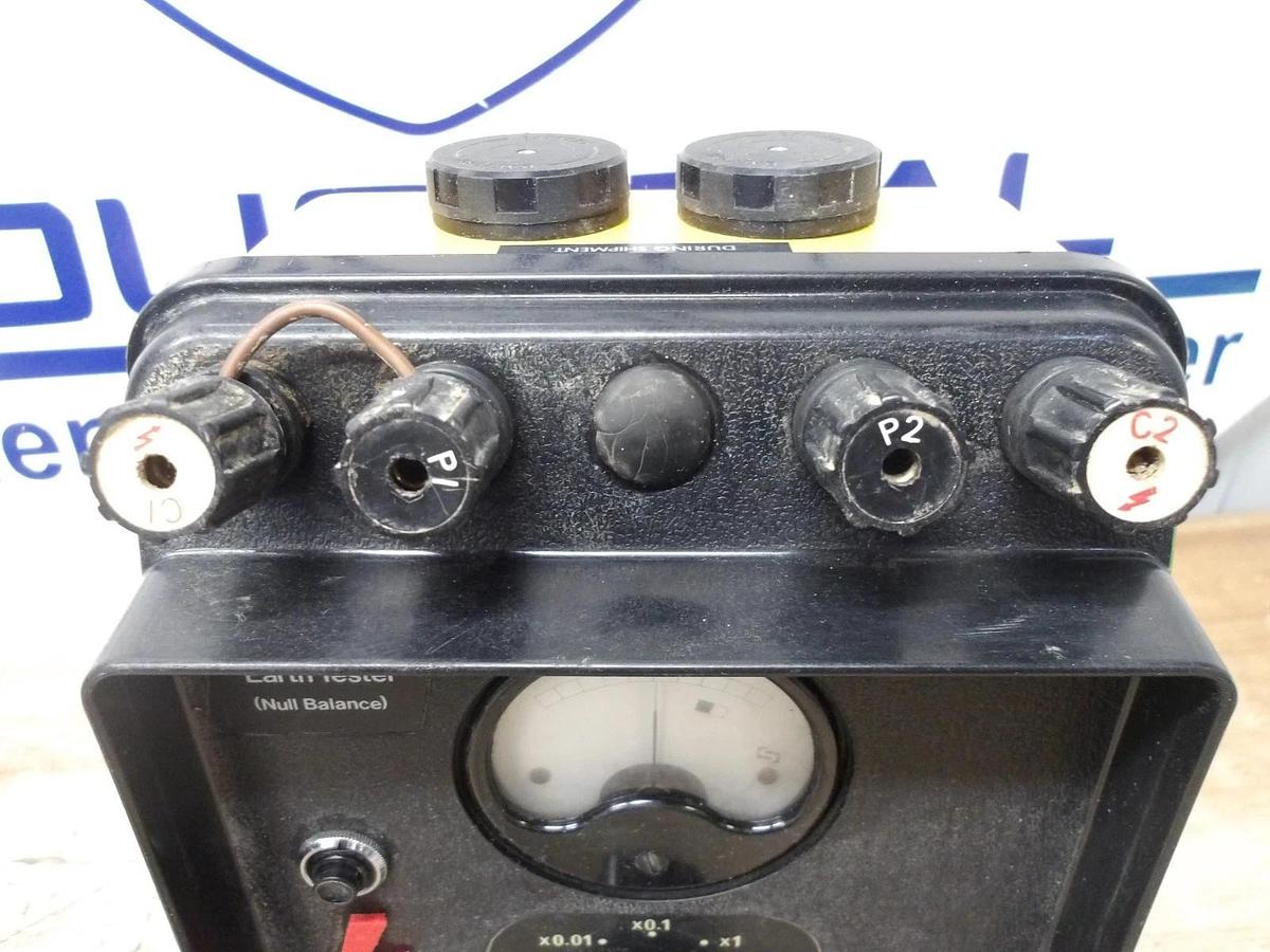 Used BRIDDLE MEGGER 250241 EARTH TESTER, #317143G USED