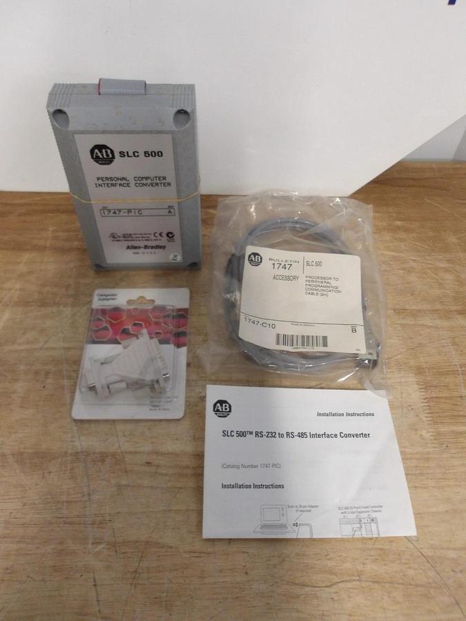 Used ALLEN BRADLEY SLC500-1747-PIC PERSONAL COMPUTER INTERFACE, #416203G NEW