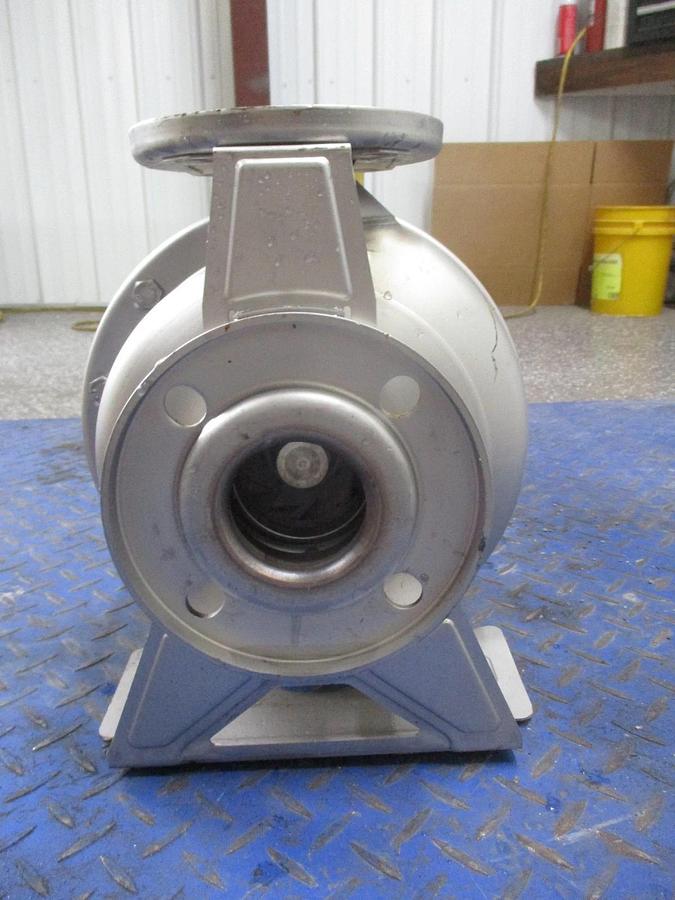 Used EBARA 2" X 2-1/2" STAINLESS 15 HP PUMP, #612945J NEW