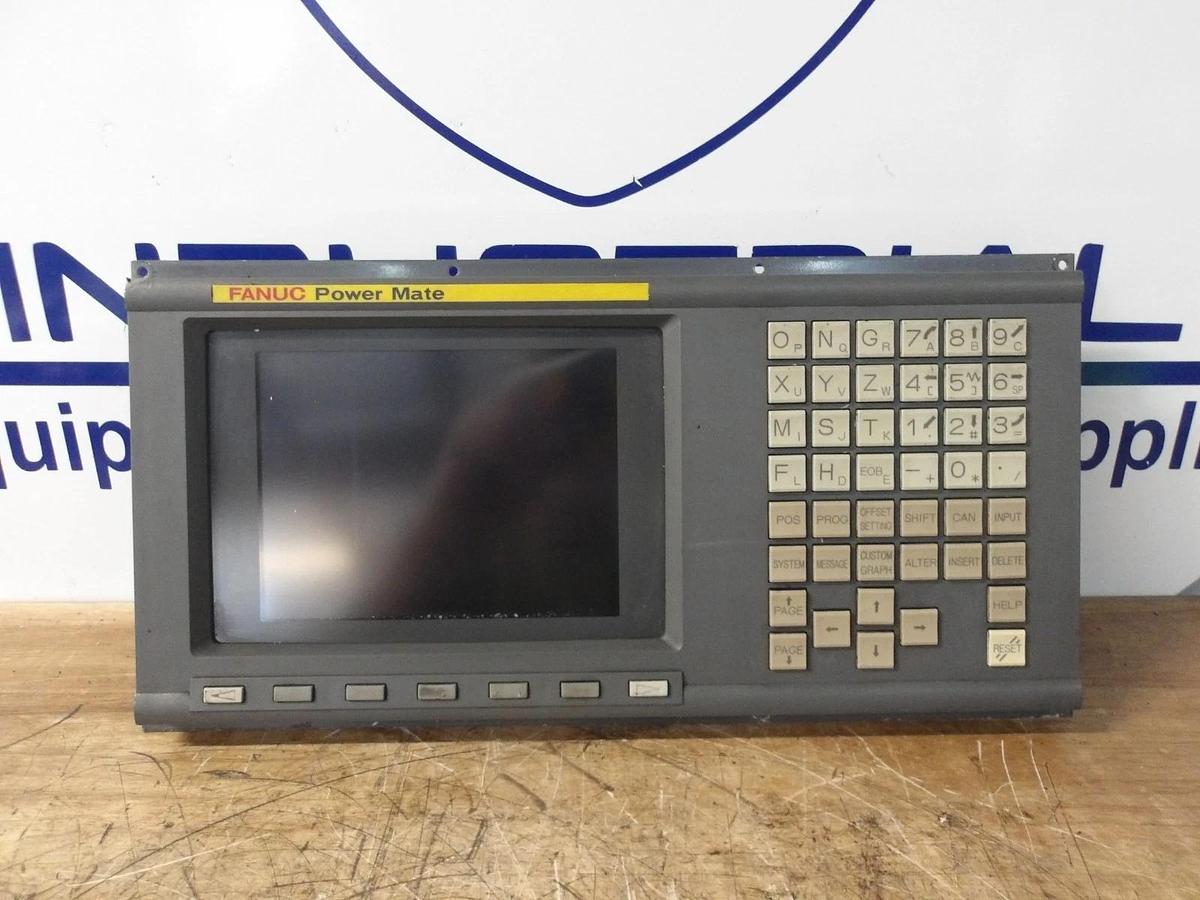 Used FANUC A02B-0166-C261/R POWER MATE LCD-MDI UNIT, #171206G USED