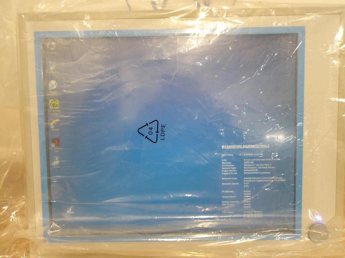 ADVANTECH 1PPC-6192A INDUSTRIAL COMPUTER, #4171108G NIB