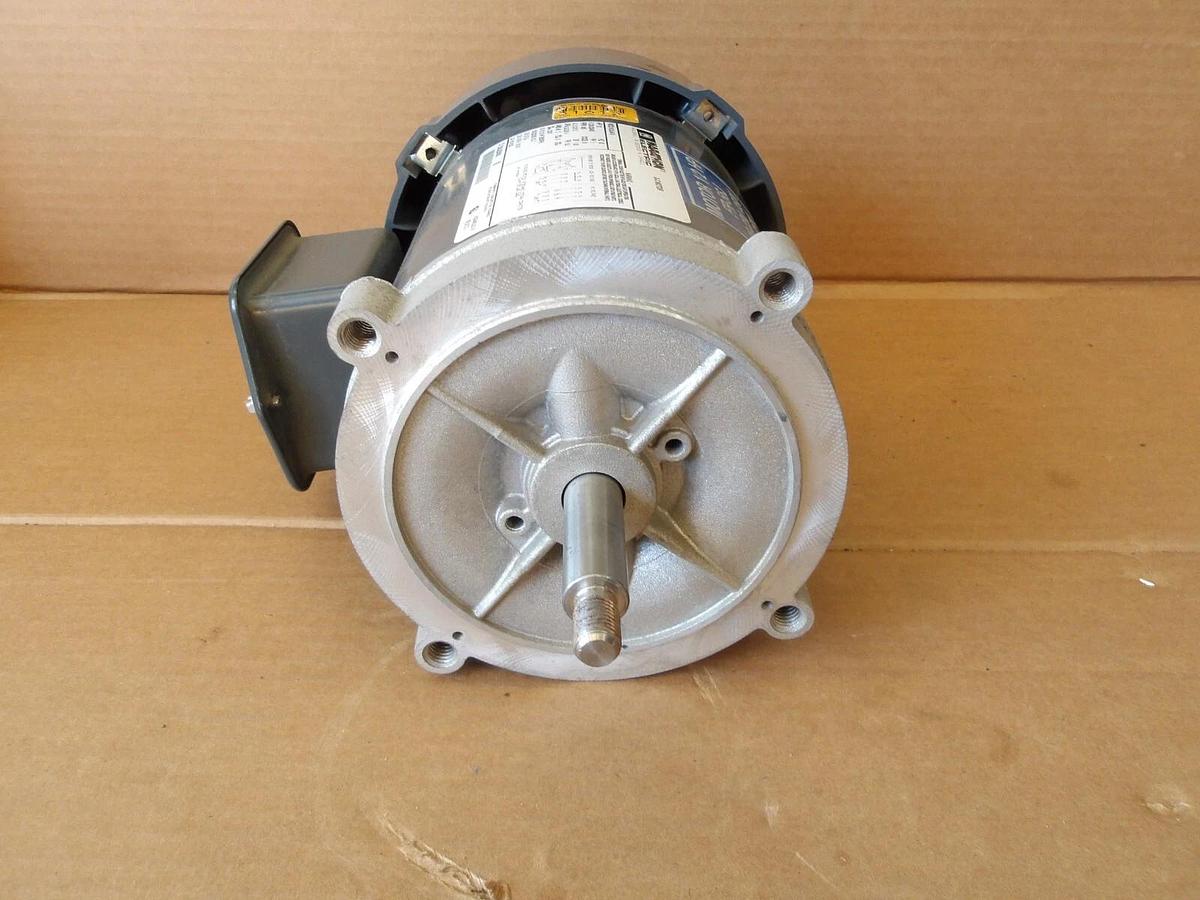 Used MARATHON 1/2 HP AC MOTOR, FR 56J, 3450 RPM, 200-230/460 V, #1014140G NEW