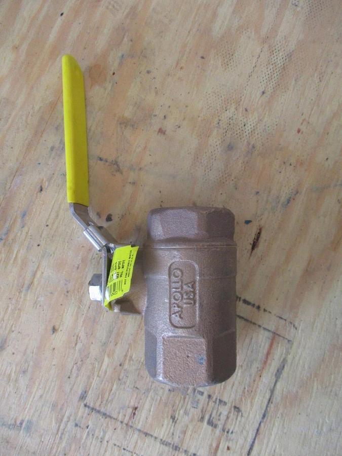 Used APOLLO 1-1/4" BRONZE BALL VALVE, #1171231J NEW