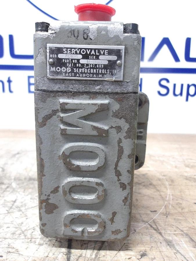 Used MOOG 71-103/M-7136 SERVO VALVE, #821930G USED