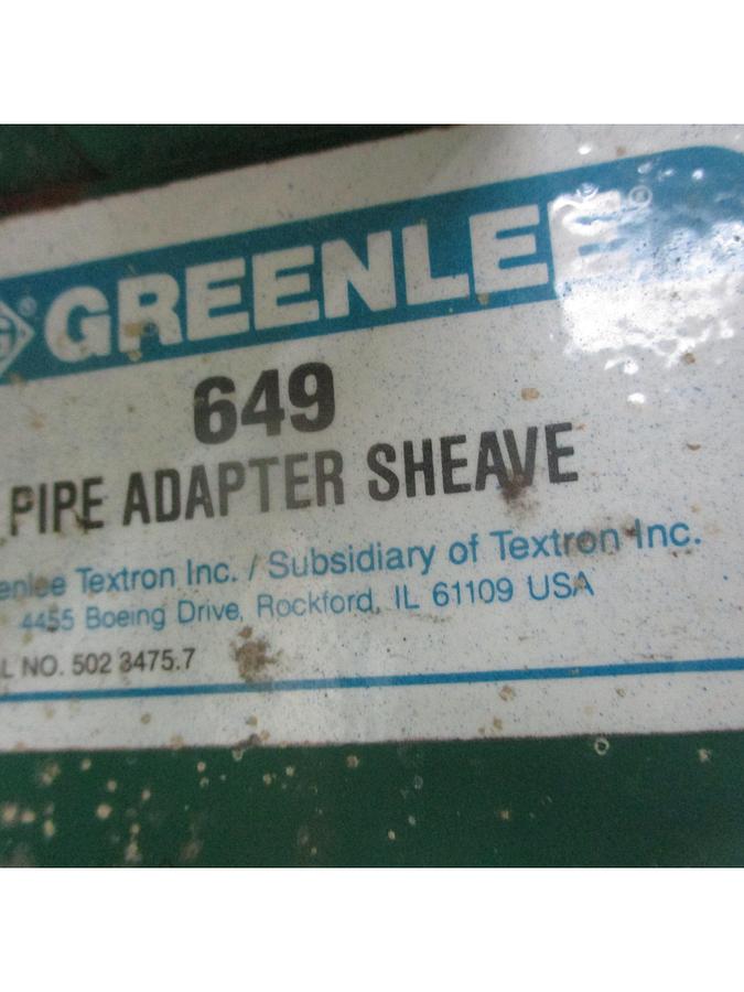 Used GREENLEE EQUIPMENT