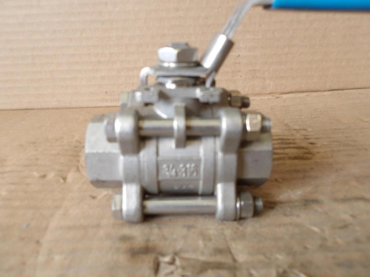 Used PINACLE 3/4" S/S BALL VALVE, #8121241G NEW