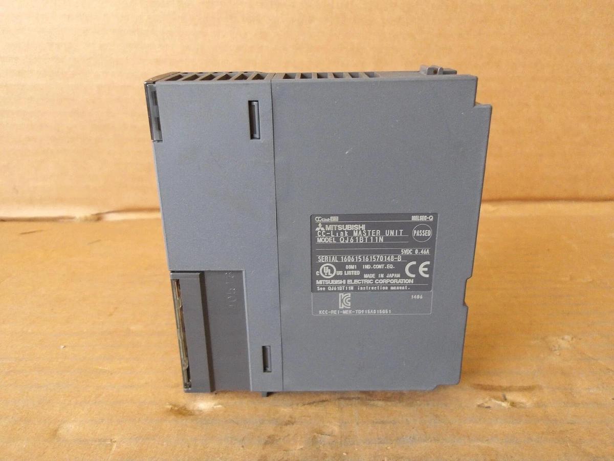 Used MITSUBISHI QJ61BT11N CC-LINK MASTER UNIT, #1111320G USED